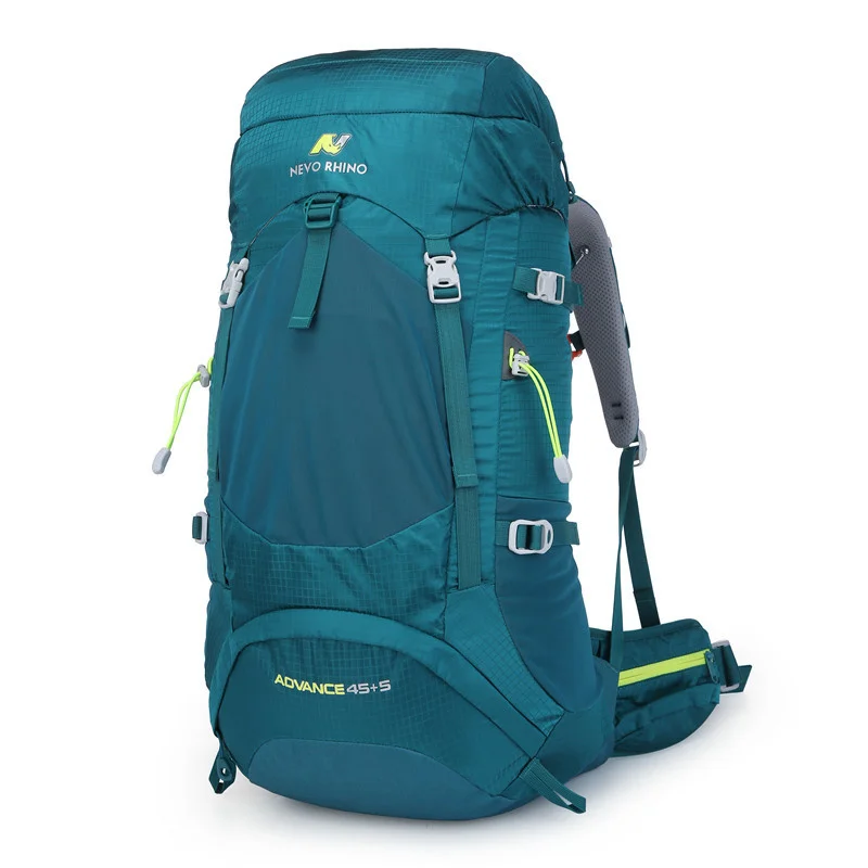 50L RHINO Waterproof Men's Backpack Unisex travel pack bag hiking Outdoor Mountaineering Climbing Camping backpack for male | Багаж и