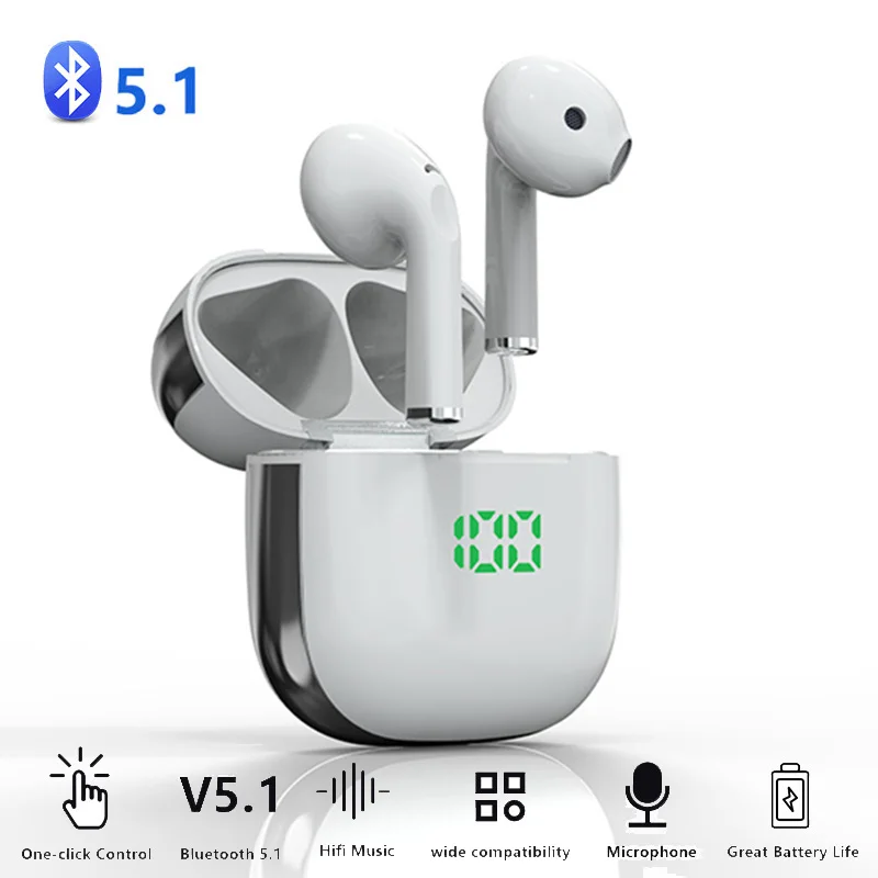 TWS Wireless Earphones Mini 5.1 Bluetooth-compatible Headphones In-ear Earbuds Handsfree Binaural call Headset For All Phones |