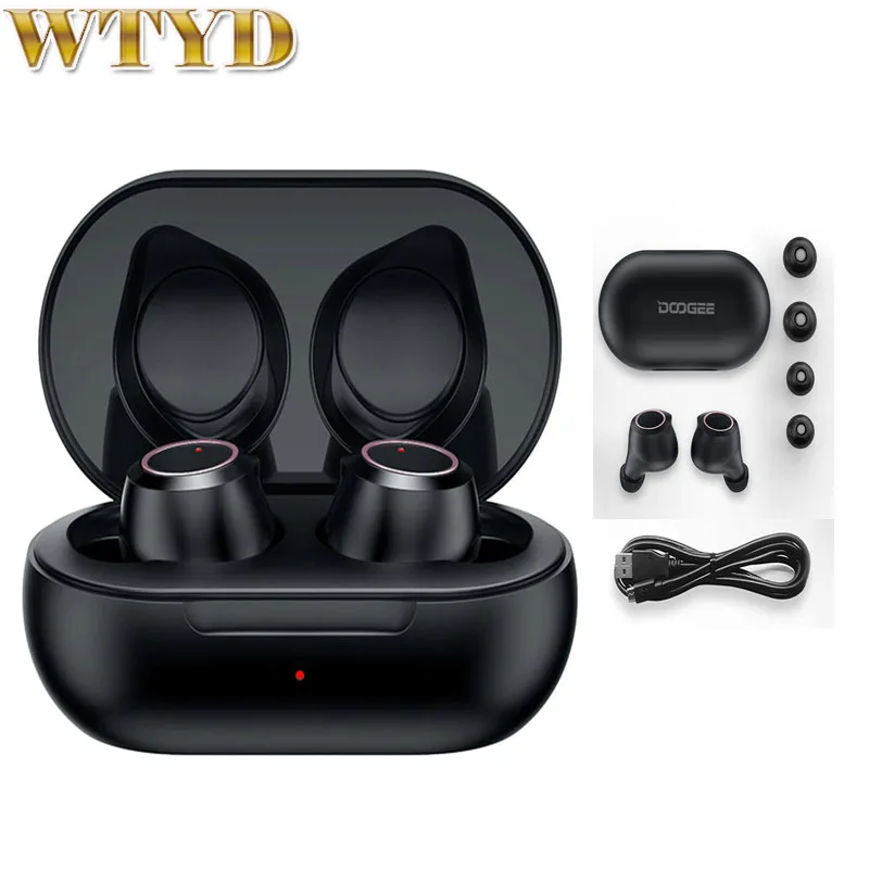 Новые DOOGEE Dopods беспроводные наушники HiFi Звук CVC 8,0 сенсорное управление ответ на вызов Bluetooth 5,0 Интеллектуальные Bluetooth наушники