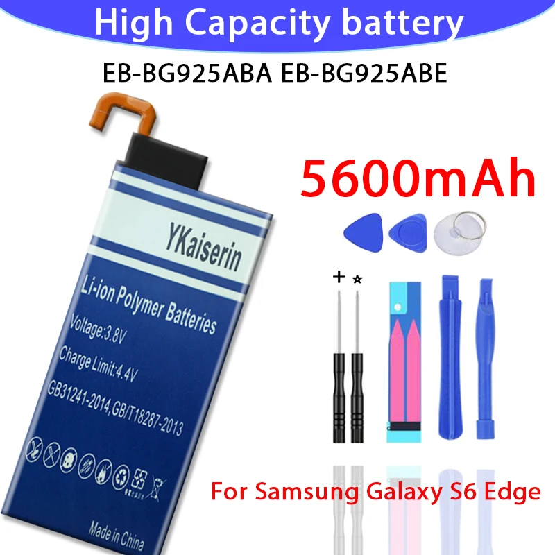 Top 5600mAh EB-BG925ABE Battery for Samsung GALAXY S6 Edge G9250 G925F G925FQ G925S G9200 G9280 G925V G925A + Track Coke | Компьютеры и
