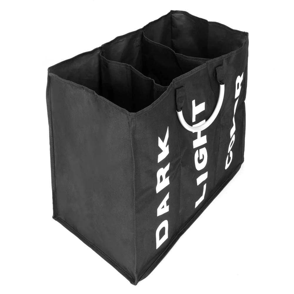 

Laundry Basket Washing Dirty Clothes Three Lattice Large Capacity Portable Picnic Basket Toy Storage Box Organizer Bin Handle