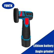 Amoladora angular inalámbrica sin escobillas, herramienta eléctrica de bricolaje, pulidora de máquina de corte, recargable, velocidad Variable