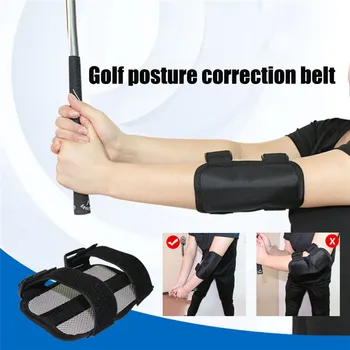 

Golf Elbow Brace Arc Corrector Swing Training Straight Practice Golf Swing Training aids Arm Bending Alarm