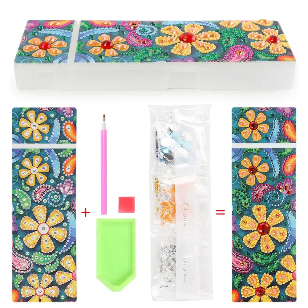 DIY Special Shaped Diamond Painting Pencil Case Resistance Stationery