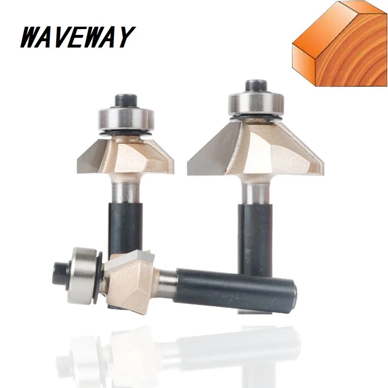 

8mm Shank Double Edging Router Bits for wood classical mounlding bit Tungsten Carbide Woodworking endmill tools