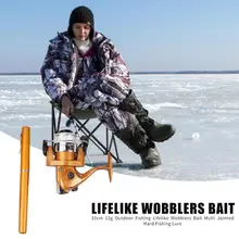 Лидер продаж Стержень Комбинированный классический нежная текстура 1 м телескопическая мини спиннинг рыболовная удочка Фигурные ручки карманный Удочка с катушкой