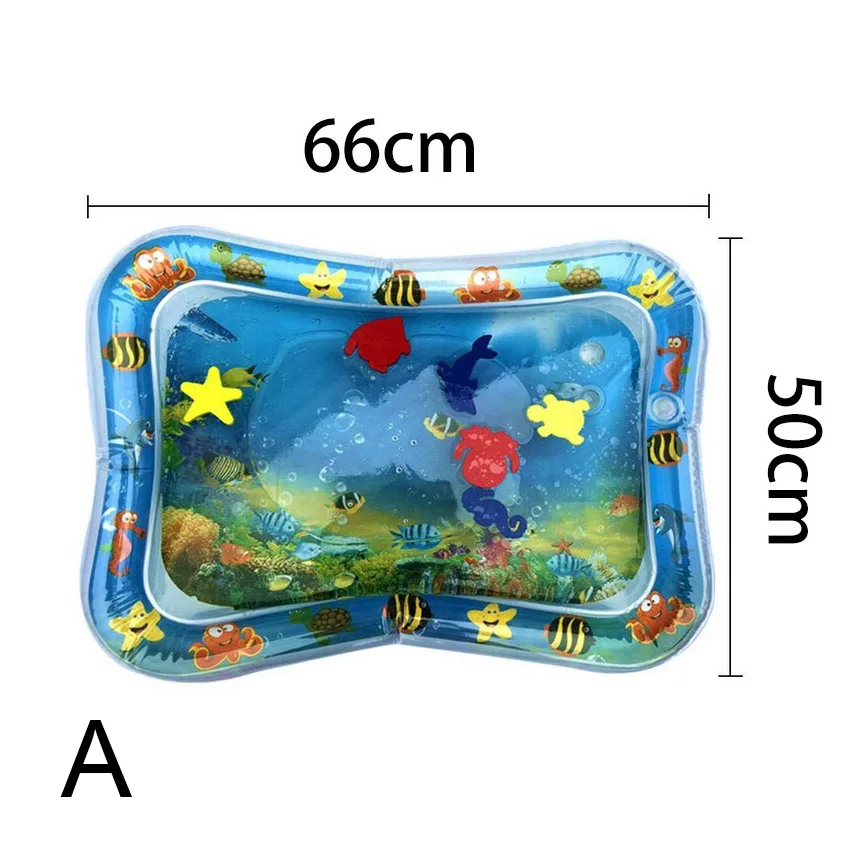 1PC A Детский игровой коврик для детей, игрушки, надувной утолщенный ПВХ, младенческий животик, время игры, коврик для малышей, подвижная игра, центр, водяное сиденье для малышей - Цвет: 1PC A