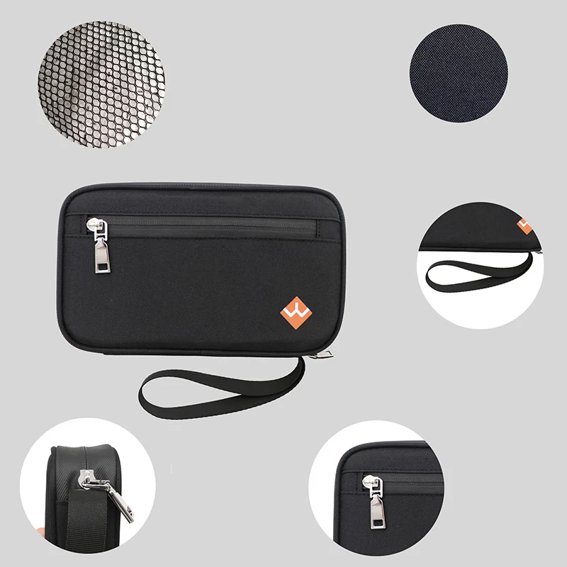 

Smell Proof Bag Storage Travel Case Carbon Lining Attachment Waterproof 22*4*13cm Smell Proof Bag