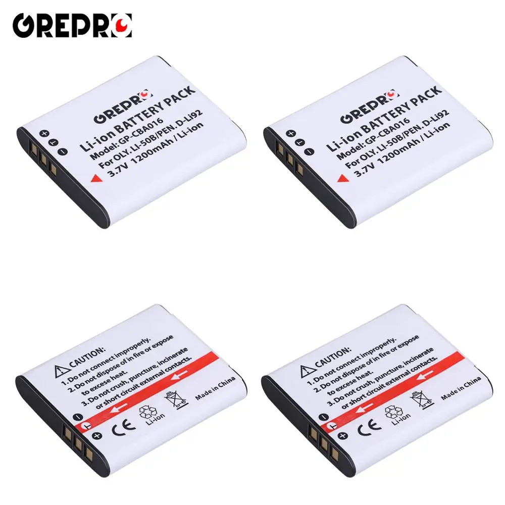 Аккумулятор Li50B Li 50B 2X 1200 мАч зарядное устройство с ЖК экраном и USB для Olympus MJU Stylus 1010