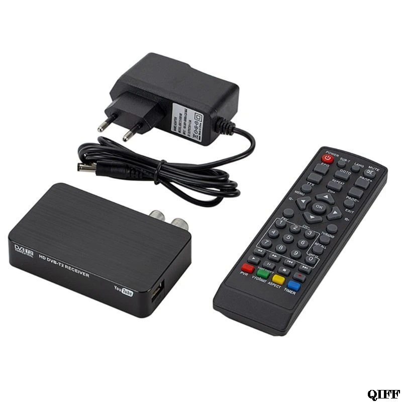 ТВ-приемник DVB-T2 DVB-T H.264 FHD наземный цифровой декодер тв-тюнер телеприставка для монитора Поддержка PVR Wifi антенна Aug. 14