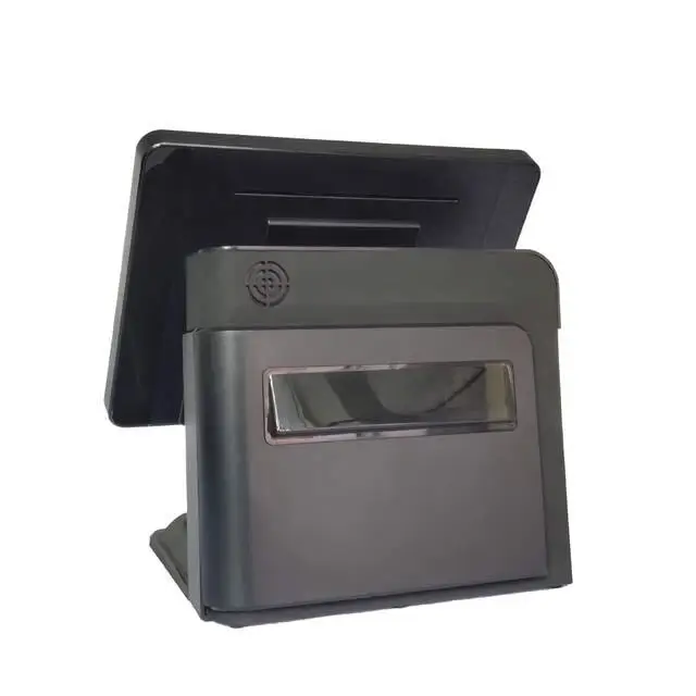 US $269.00 15 inch capacitive touch pos all in one high quality pos system commercial pos system with VFD
