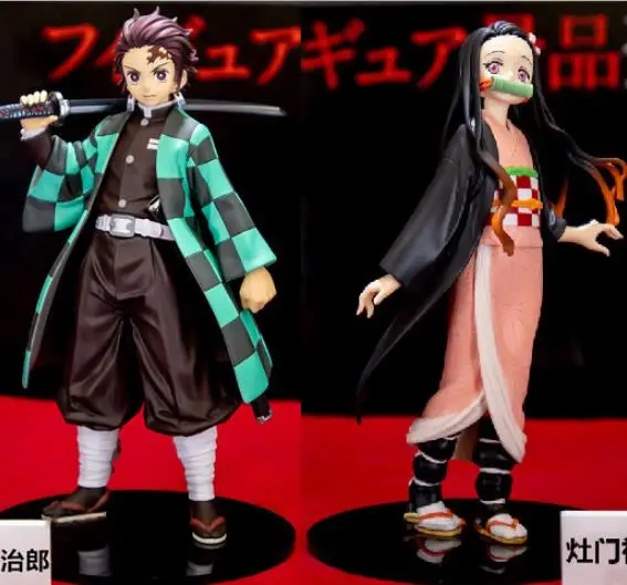 14 см Kamado Tanjirou Demon Slayer Kimetsu no Yaiba Kamado Nezuko фигурка героя игрушки кукла Рождественский подарок с коробкой