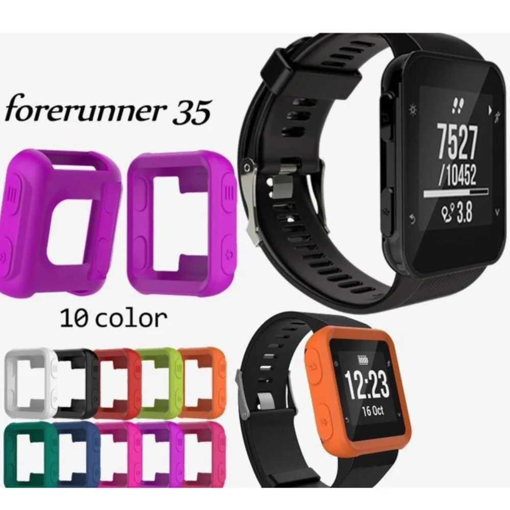 High Quality Case For Garmin Forerunner 35/30 Silicone Protective Case Woman Man Daily Wear