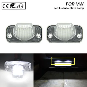 

Pair LED License Number Plate Light For VW T4 Transporter syncro Passat B5 Limousine B6 Combi/Variant Candy Jetta/Syncro Touran
