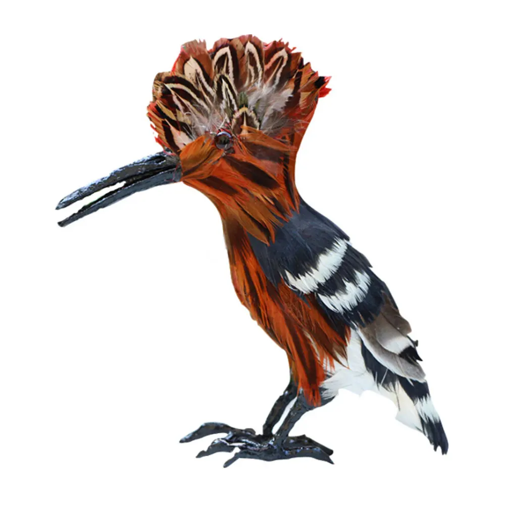 

Handmade Simulation Feather Lawn Figurine Ornament Fake Animal Bird Garden Bird Prop Decoration DIY Craft Gifts