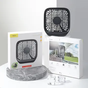 

Car Headrest Car Fan Car Multi-Function Rear Seat Rear Row Fan Truck Fan Foldable Storage Car Supplies