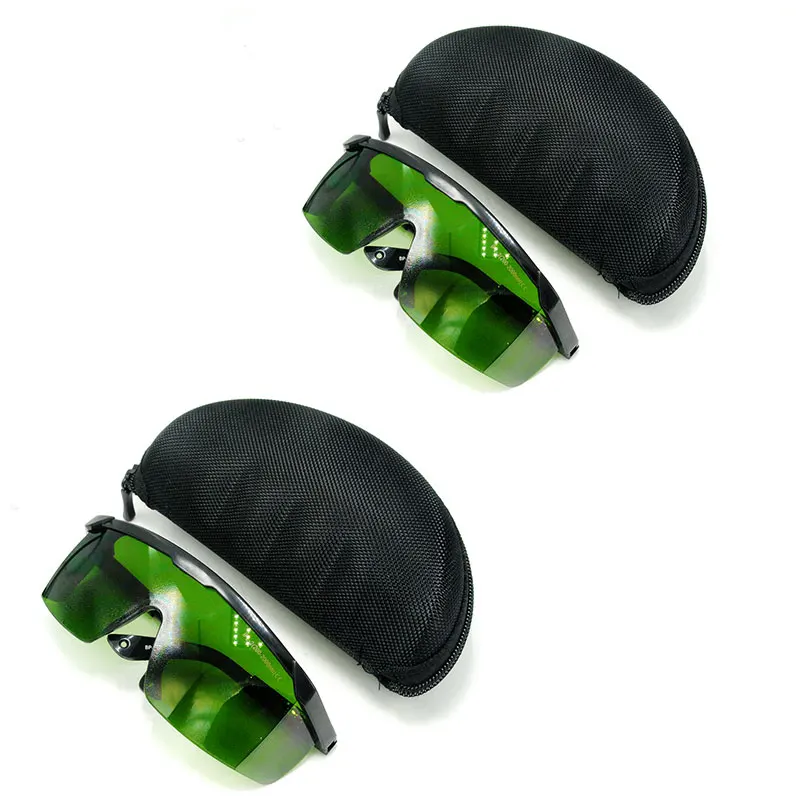 

2pcs IPL-2 CE OD5+ CE UV400 200nm-2000nm Laser Protection Goggles Safety Glasses