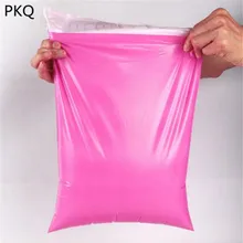 Маленькие курьерские Сумки 10 шт розовый мешок для хранения большой пластиковый полиэтиленовый пакет для доставки конверты-пакеты для почтовых отправлений самоклеящийся пластиковый пакет