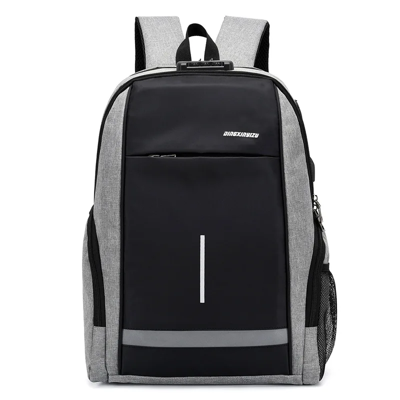 

Cross Border New Style MEN'S Backpack Large Capacity Modern And Trendy/women Backpack USB Charging Anti-Theft Computer Bag Whole