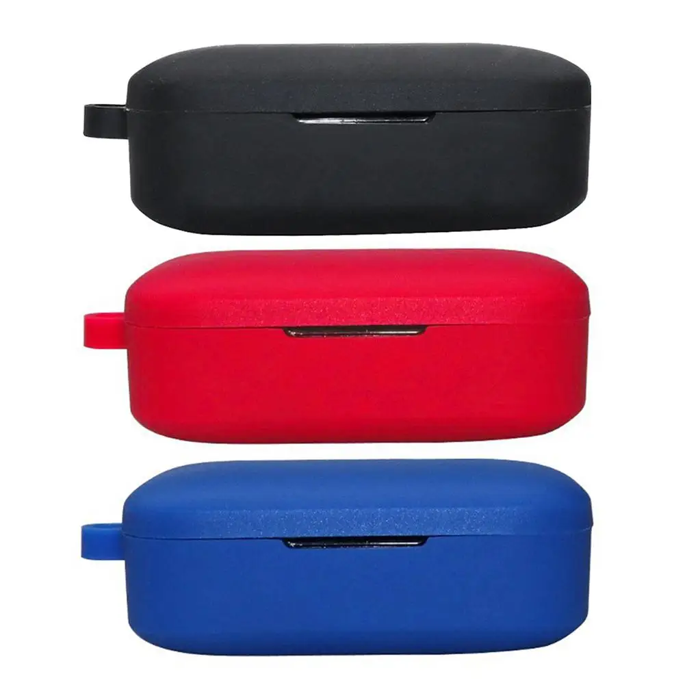 Силиконовый чехол для наушников QCY T5, Спортивная Беспроводная bluetooth-гарнитура, силиконовый защитный чехол с защитой от падения и потери