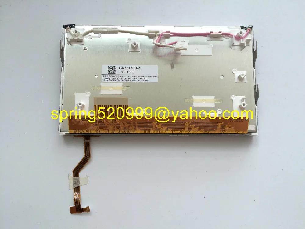LQ065T5DG02 6," ЖК-дисплей с сенсорным экраном монитор для Harman Becker автомобильный Chrysler SIRIUS Противоугонный автомобильный навигатор