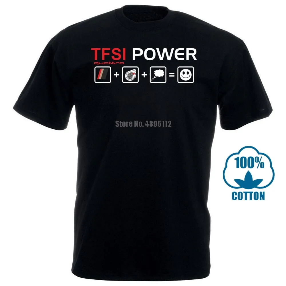 Лидер продаж 2018 модная футболка Tfsi Power S3 S4 S5 S6 S7 S8 S Rs Quattro Sline Fan 3Xl|Футболки| |