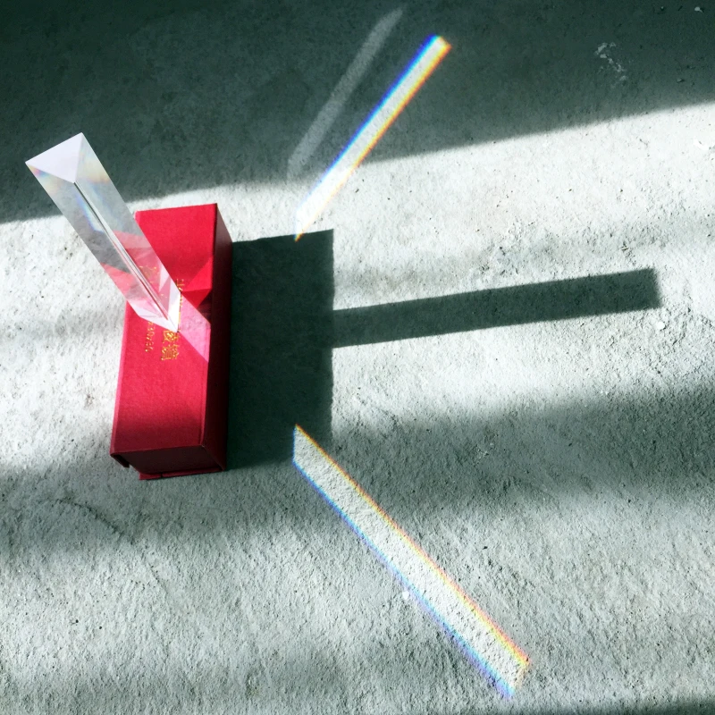 Оптическое стекло правый угол Призма Радуга фото реквизит физическое экспериментальное оборудование Сетка Красный Мицубиси зеркало