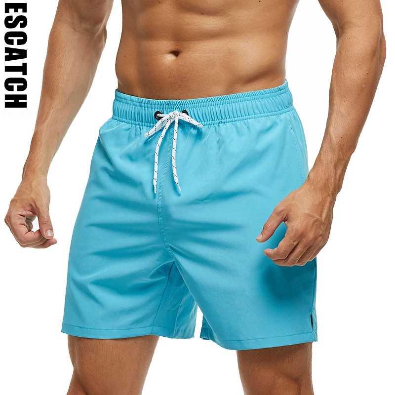Escatch 2022 Male Swimwear Stretch Swim Trunks Quick Dry Bathing Suit