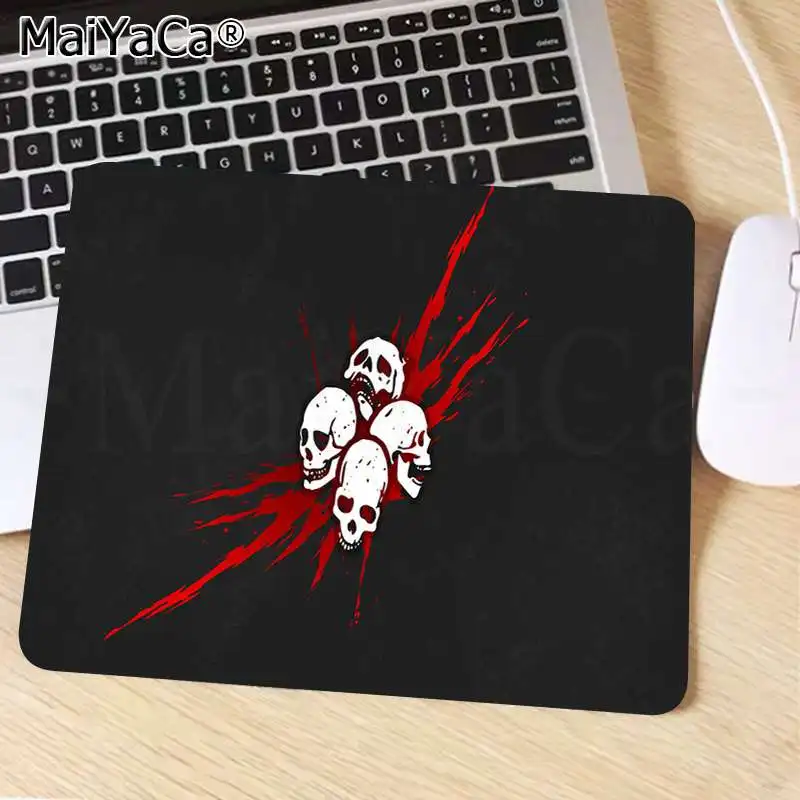 MaiYaCa Cool Dead by Daylight логотип геймерские скоростные мыши розничная маленький резиновый коврик для мыши большой коврик для мыши клавиатуры коврик - Цвет: Not Lock Edge18x22cm