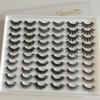 

30 Pairs of 3D Mink Eyelashes Fluffy Dramatic Eyelash Makeup To Extend Silk Eyelashes, Small Eyelashes To Extend Silk Eyelashes