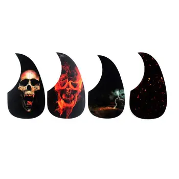 

4 Pcs/set Folk Acoustic Guitar Pickguard Comma Shape Panel Guard Sticker