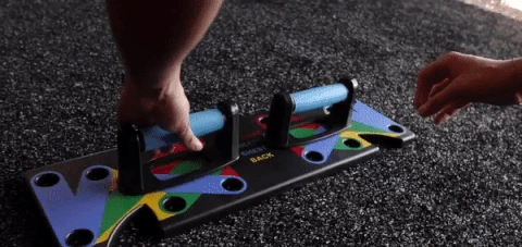 Push Up Board 9 in 1 Multi functional Strengthens & Sculpts The ...