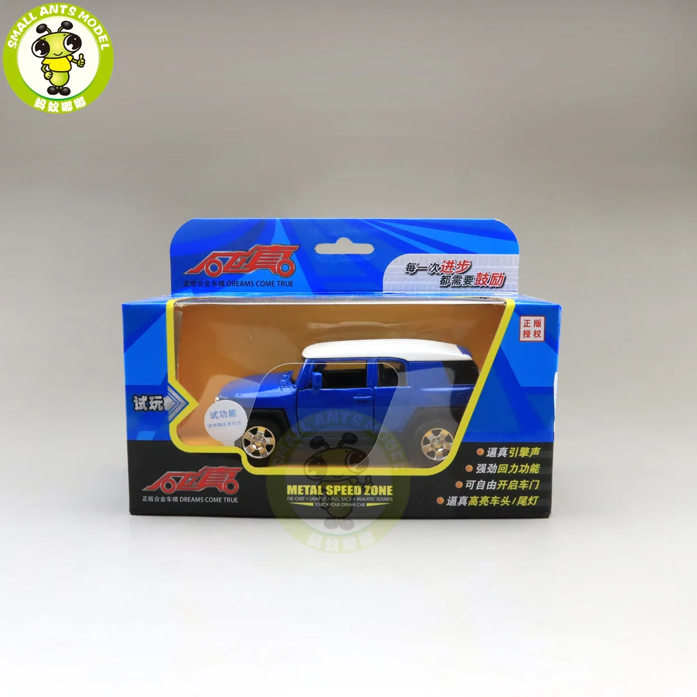 1/32 CAIPO FJ Cruiser Land Cruiser литая модель автомобиля SUV игрушки для детей Детское звуковое освещение Вытяните назад Подарки