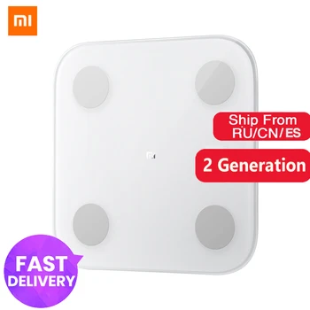 

Xiaomi Mijia Mi Composition Scale 2 Smart Body Fat Weight Scale Bluetooth Digital Electronic LED Balance APP Data Analysis