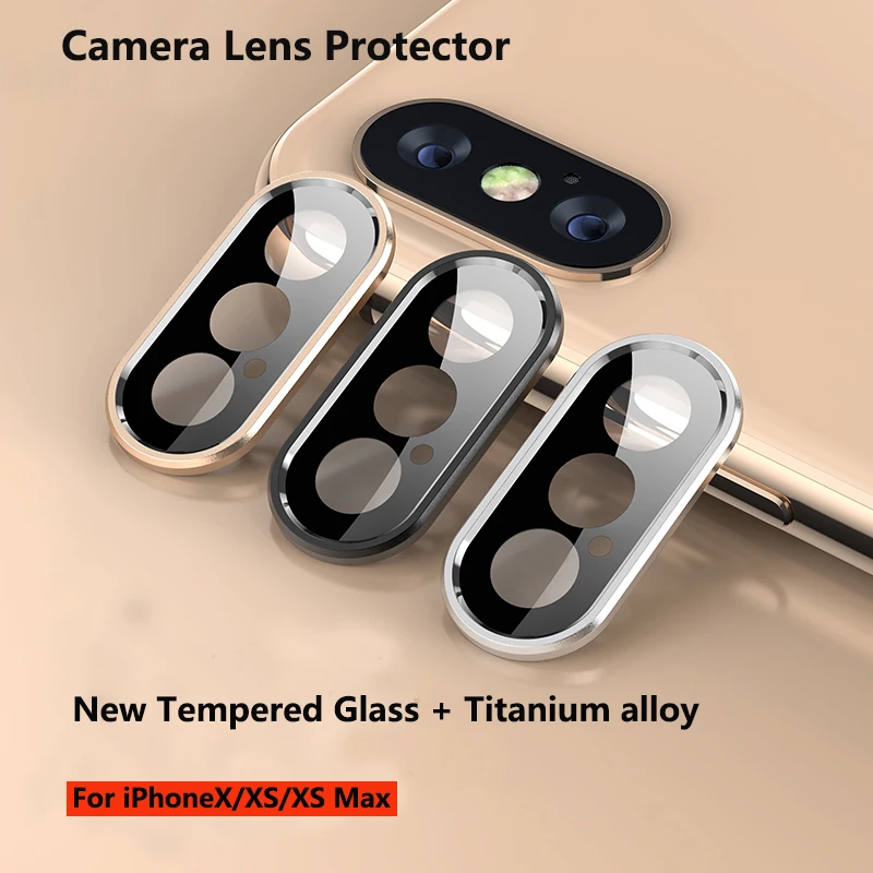Защитная пленка для объектива камеры iPhone Xs Max X с полным покрытием корпуса из