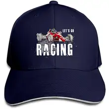TSDFCLet Go Racing Спортивная Кепка унисекс УФ-защита наружная бейсболка черная