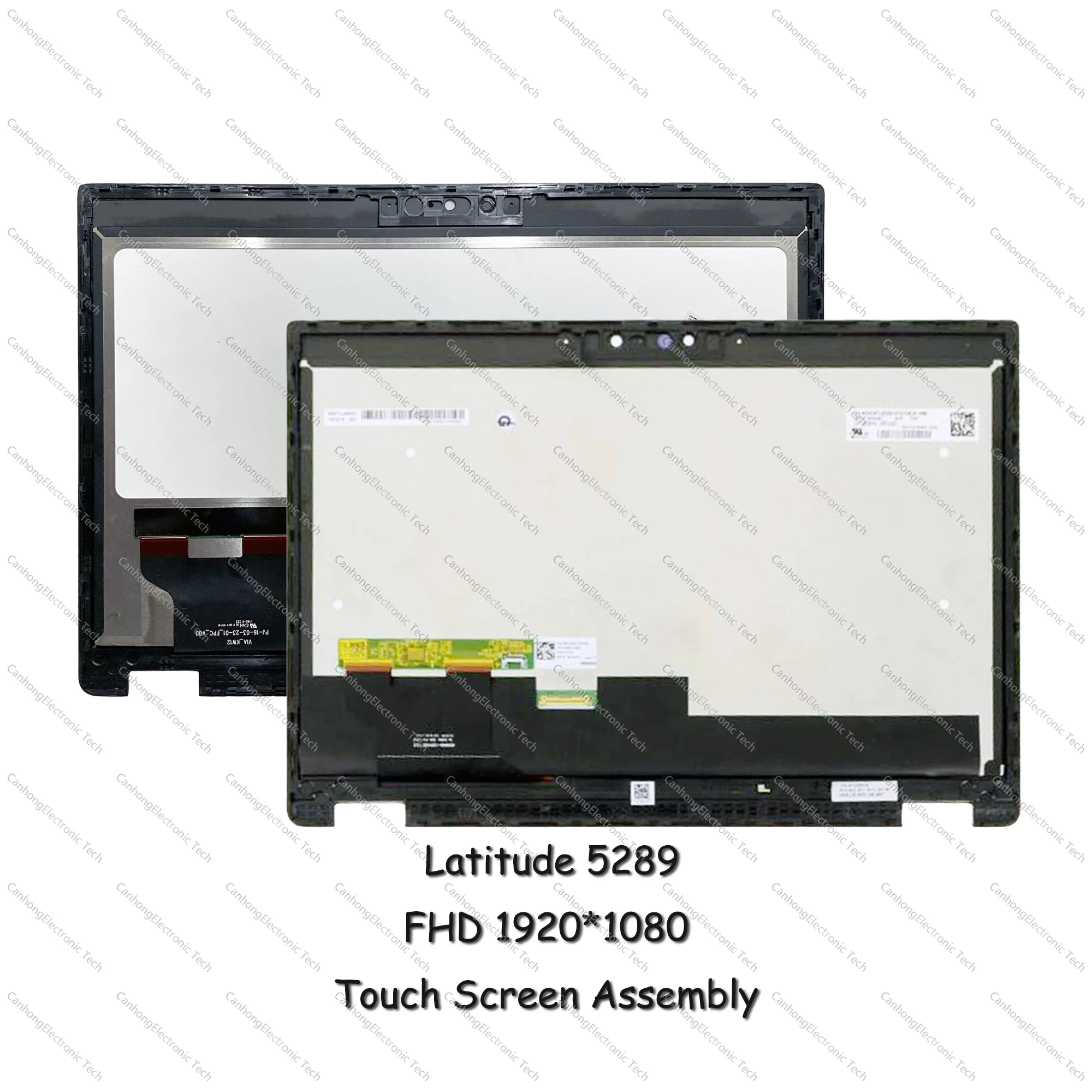 

12.5–inch FHD For Dell Latitude 5289 P29S P29S001 LCD Display Touch Screen Digitizer Replacementl Assembly With Farme