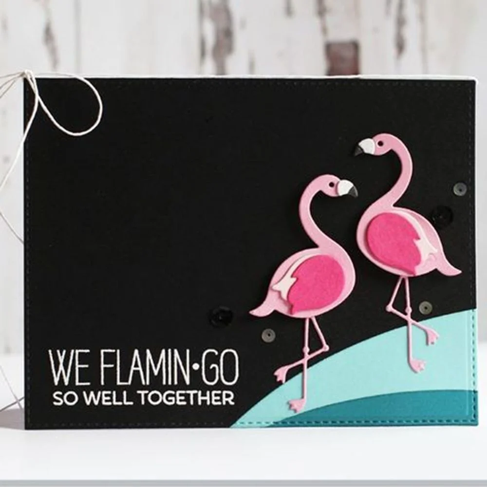 Animal Stencil Airbrush Flamingo stencil Card making Craft Stencil