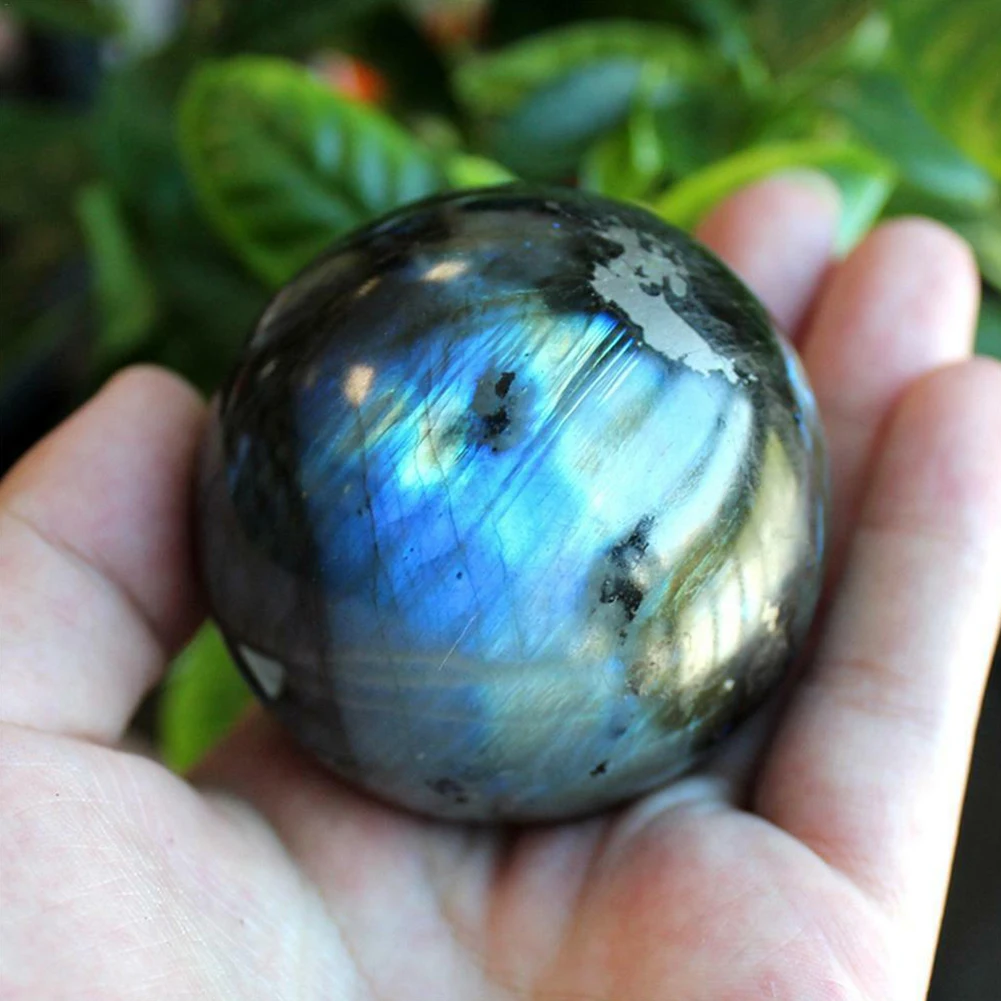 Home Healing Office Decoration Labradorite Sphere Colorful Beautiful Ball Stone Fashion Gift Durable Living Room