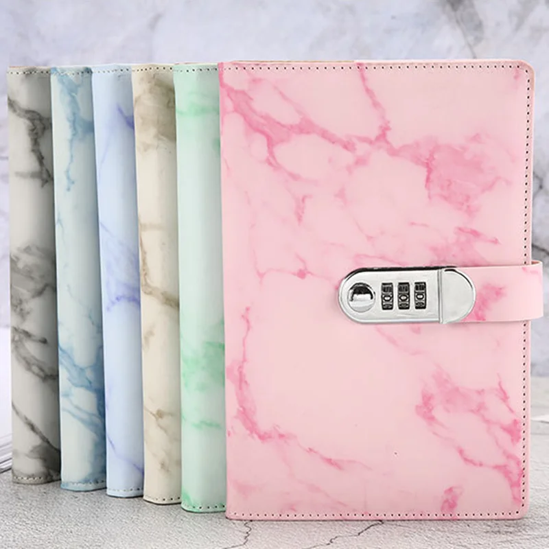 New A5 Retro password this creative student diary with lock notebook stationery leather thicken 100Pages code book Office School New A5 Retro password this creative student diary with lock notebook stationery leather thicken 100Pages code book Office School