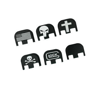 

Hunting accessories Laser Engraved Aluminum alloy rear cover for GLOCK Models Gen5