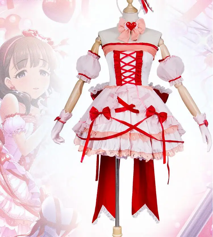 THE IDOLM@ STER Золушка для девочек Sakuma Mayu Mamayu женский костюм для косплея платье
