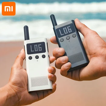 

Xiaomi Mijia Walkie Talkie 1S With FM Radio Speaker Smart Phone APP Control Location Share Fast Team Talk Outdoor USB Charge