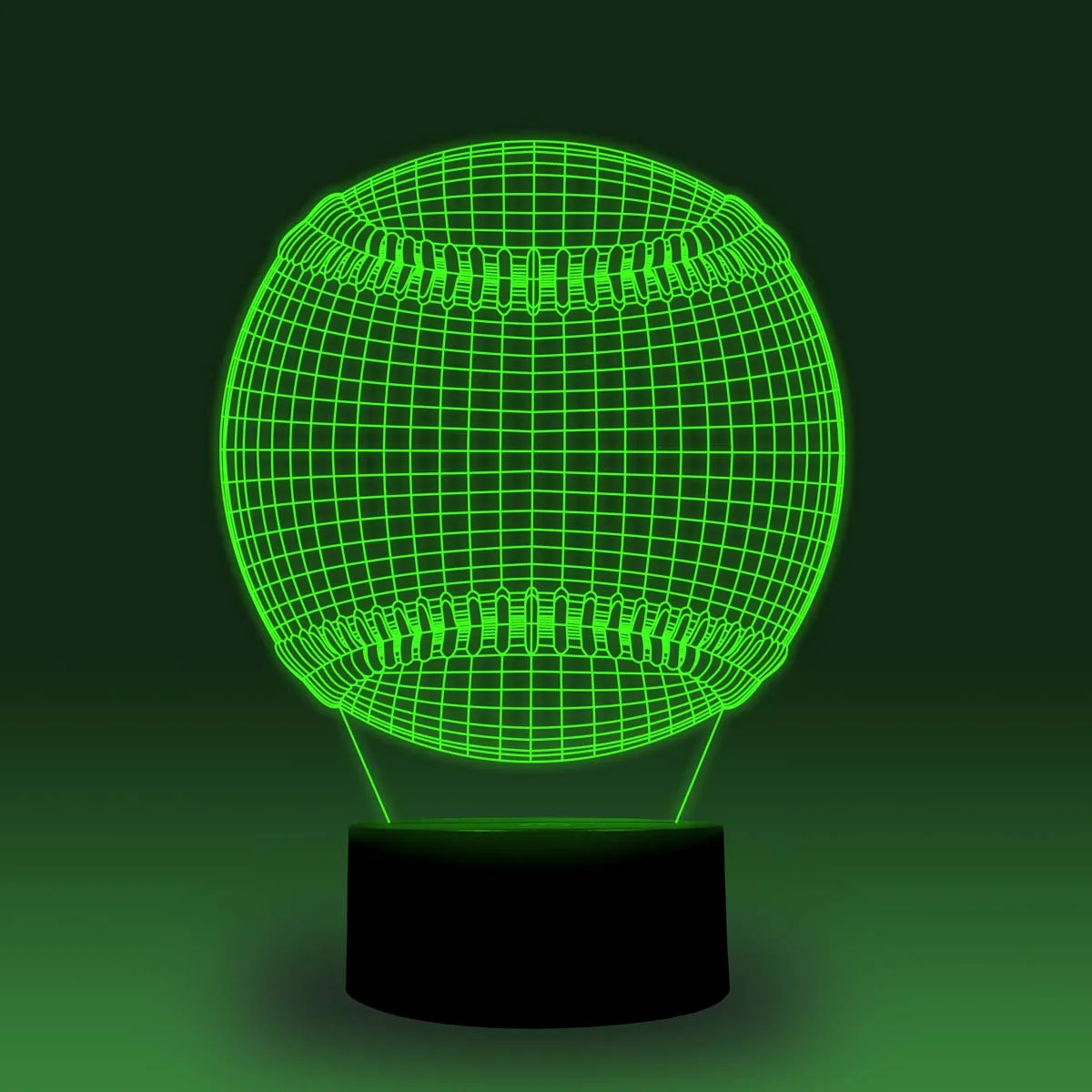 NiteApps 3D бейсбол ночник настольная лампа Иллюзия украшение лампа подарок на день рождения приложение/сенсорное управление