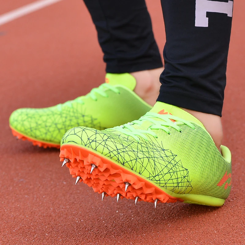 Новая трендовая трекинговая обувь для мужчин Wo Мужская Спортивная обувь для трека и поля шипы светильник унисекс Feiyue обувь Шипы для бега