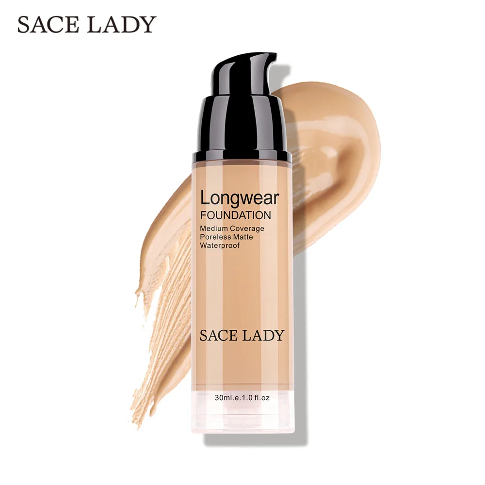 SACE LADY основа для макияжа лица жидкое масло контроль база макияж темная кожа