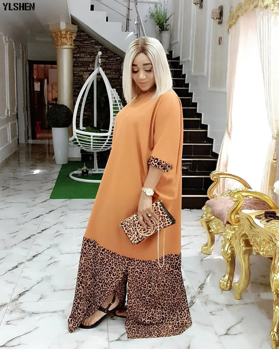 African Dresses For Women African Clothes Africa Dress Print Dashiki Ladies Clothing Ankara Plus Size Boubou Africa Women Dress 07