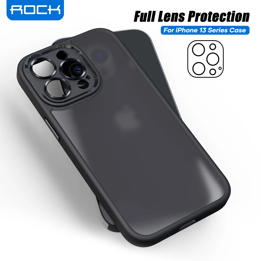 Translucent Case for iPhone 13 Pro Max Cover Full Lens Protect Anti-knock Matte Bumper Back | Мобильные телефоны и