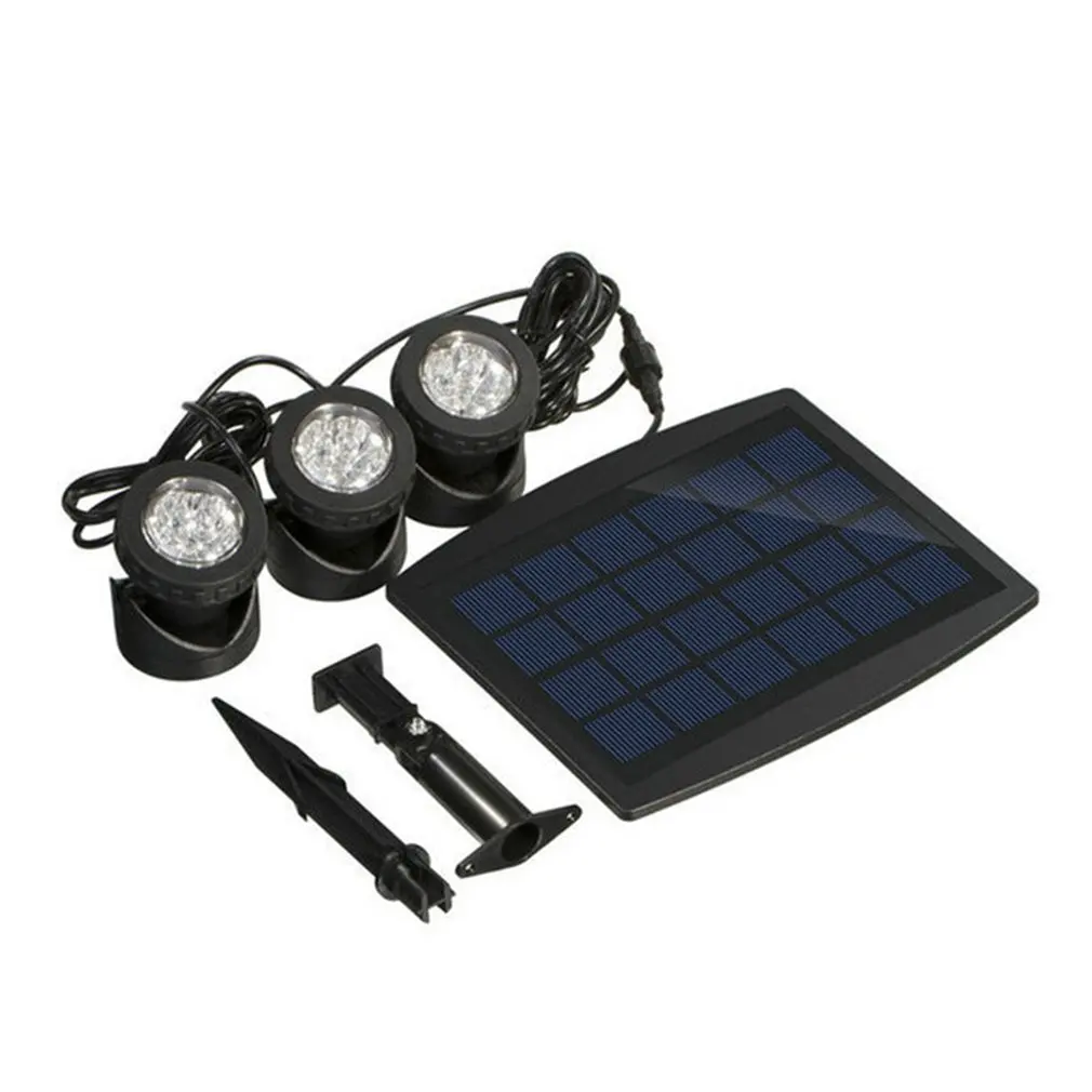 

Solar Underwater Lights Waterproof LED Landscape Projection Light Spotlight Outdoor Garden Lawn Projector Lamp-RGB color Light