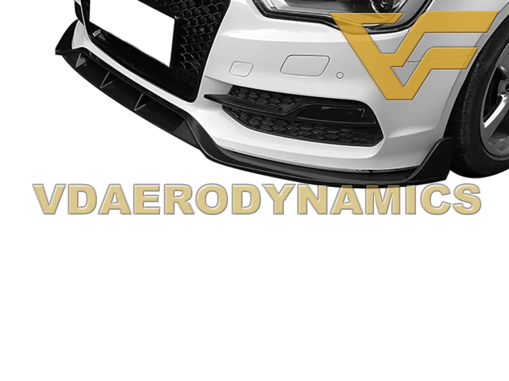 Подходит для 13-16 Audi S3 Sedan 4Dr VAD-K карбоновый передний бампер для губ